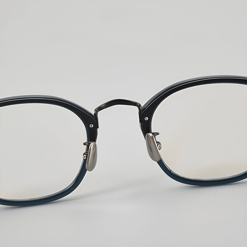 Eterlens|ボストン型メタルブリッジメガネ|クラシックなデザイン|オーダーメイド