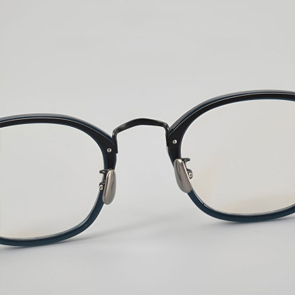 Eterlens|ボストン型メタルブリッジメガネ|クラシックなデザイン|オーダーメイド