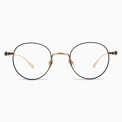 Eterlens｜レトロ風彫刻模様付きメガネ｜匠の技が光る一本