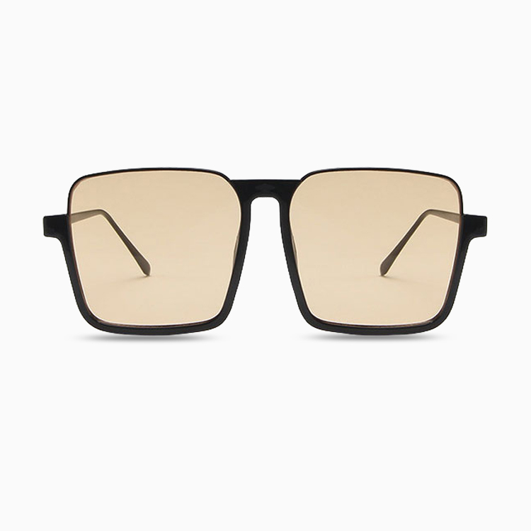 Eterlens｜ビッグフレームチークメガネ｜グラデーションカラーレンズ・UV380｜素顔でも血色感が良い