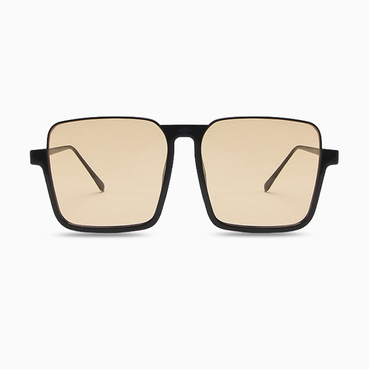 Eterlens｜ビッグフレームチークメガネ｜グラデーションカラーレンズ・UV380｜素顔でも血色感が良い