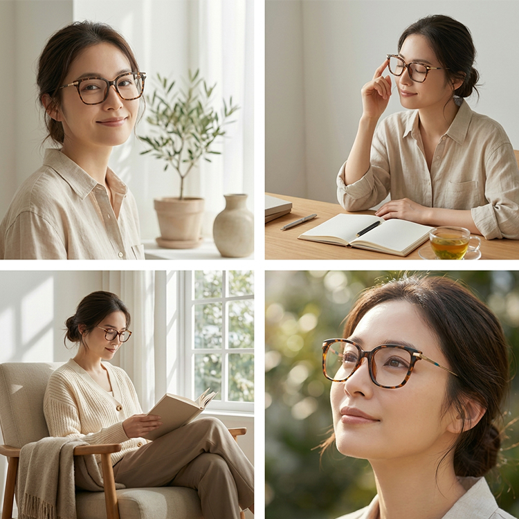 Eterlens-ウェリントンフレーム