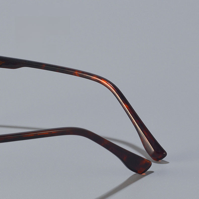 Eterlens | レトロ風超軽量ウェリントン型アセテートメガネ | クラシックなデザイン