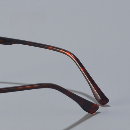 Eterlens | レトロ風超軽量ウェリントン型アセテートメガネ | クラシックなデザイン