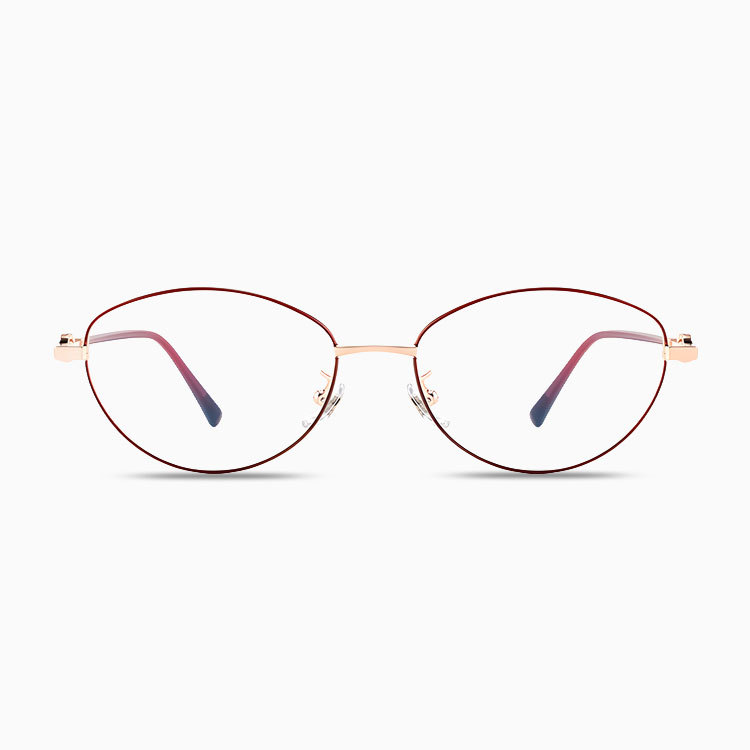 【柔らかな美しさ・横顔に映える】Eterlens | パール調・細身メタル【Pearl-Cat】| 13.9g | 小顔効果・上品 | 度付きメガネ | 甘辛ミックス・大人フェミニン