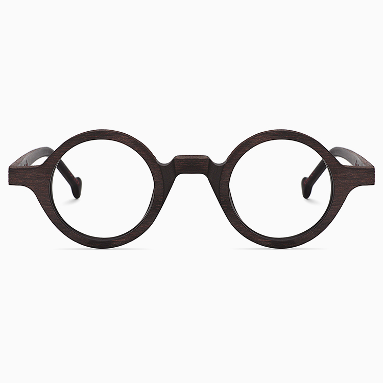【小顔効果・知的な印象】Eterlens オーダーメイドメガネ ボストン型 | 天然木製フレーム | 度付き対応・ブルーライトカット・メンズ