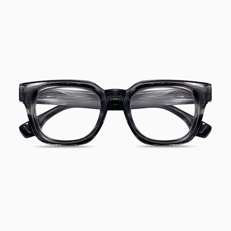 Eterlens | 水墨調極太フレーム老眼鏡 | ブルーライトカット | レトロな太セル