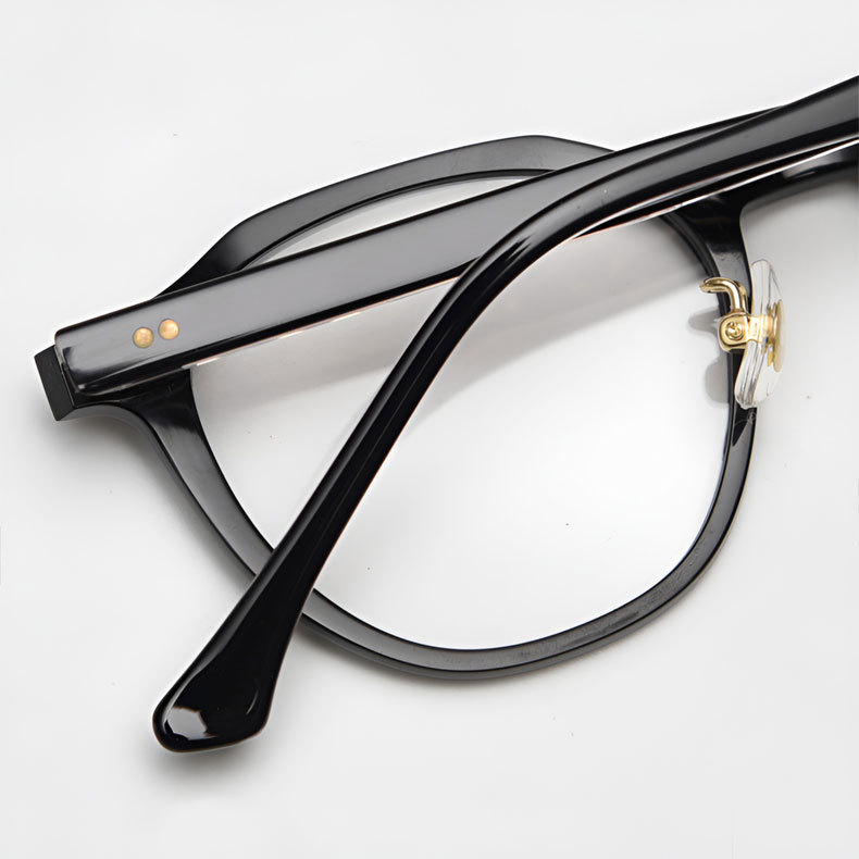 Eterlens | 16g レトロ風アセテートメガネ | 芯張りテンプル | オーダーメイド