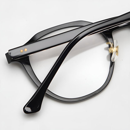 Eterlens | 16g レトロ風アセテートメガネ | 芯張りテンプル | オーダーメイド