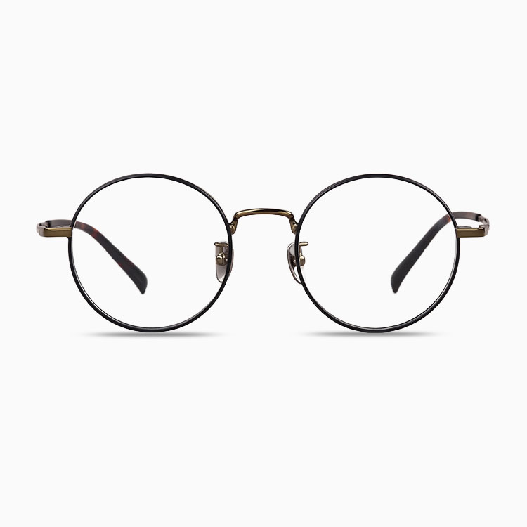 Eterlens | レトロな超軽量チタン製ラウンドフレームメガネ | 匠の技を光る一本 | オーダーメイド