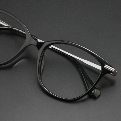 Eterlens｜フォックス型アセテート製メガネ｜トレンドファッション｜オーダーメイド