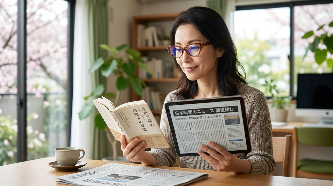 花粉シーズンの目の疲れを軽減するために——老眼鏡の正しい選び方と使い方