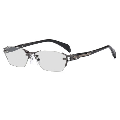 Eterlens ブルーライトカット調光機能付きリムレス老眼鏡-Eterlens