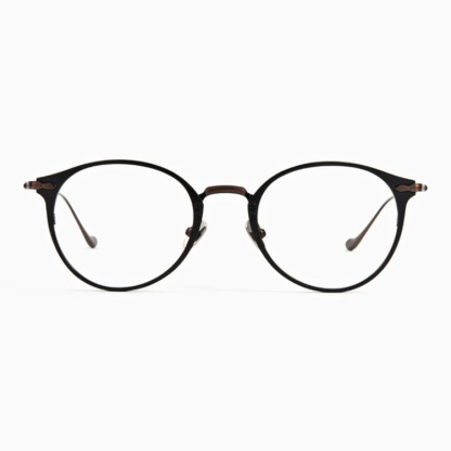 Eterlens｜レトロ風チタンメガネ｜度付き対応｜匠の技が光る一本