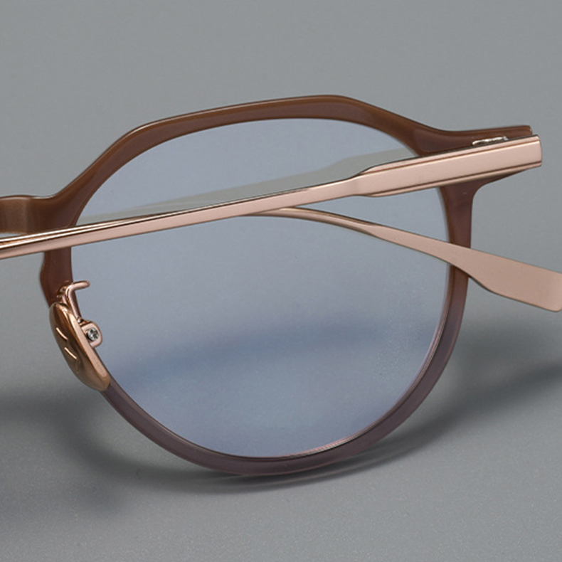 Eterlens｜クラウンパント型アセテートメガネ｜クラシックでおしゃれ｜オーダーメイド