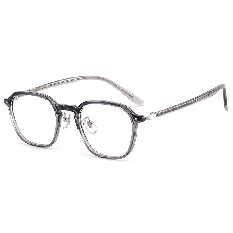 Eterlens｜レトロ風小さめフレーム芯張りテンプルメガネ｜上質感溢れる