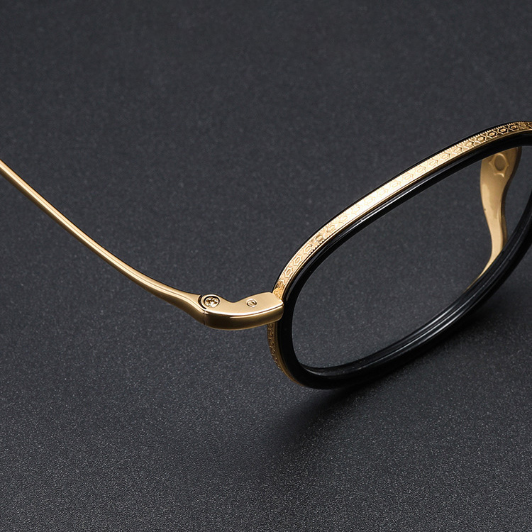 Eterlens｜ウェリントン型スプラウトパットメガネ｜度付き対応｜匠の技が光る1本