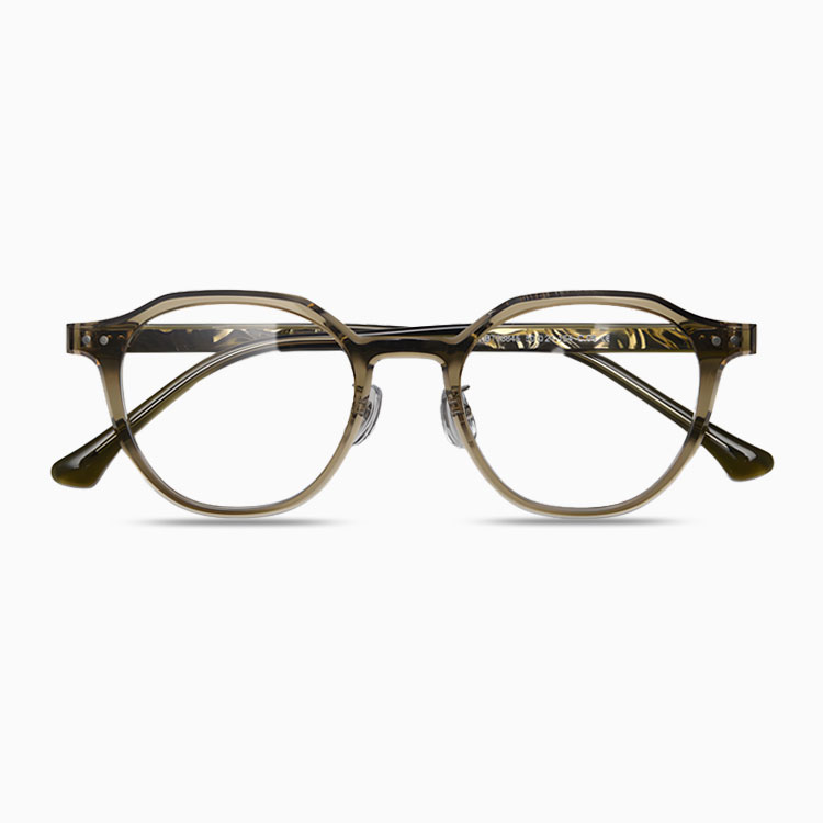 Eterlens | 16g レトロ風アセテートメガネ | 芯張りテンプル | オーダーメイド