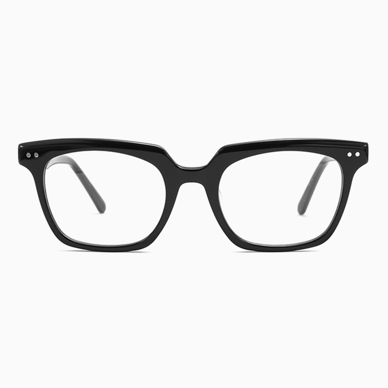 Eterlens｜アセテート製ウェリントン型メガネ｜クラシックな太セル