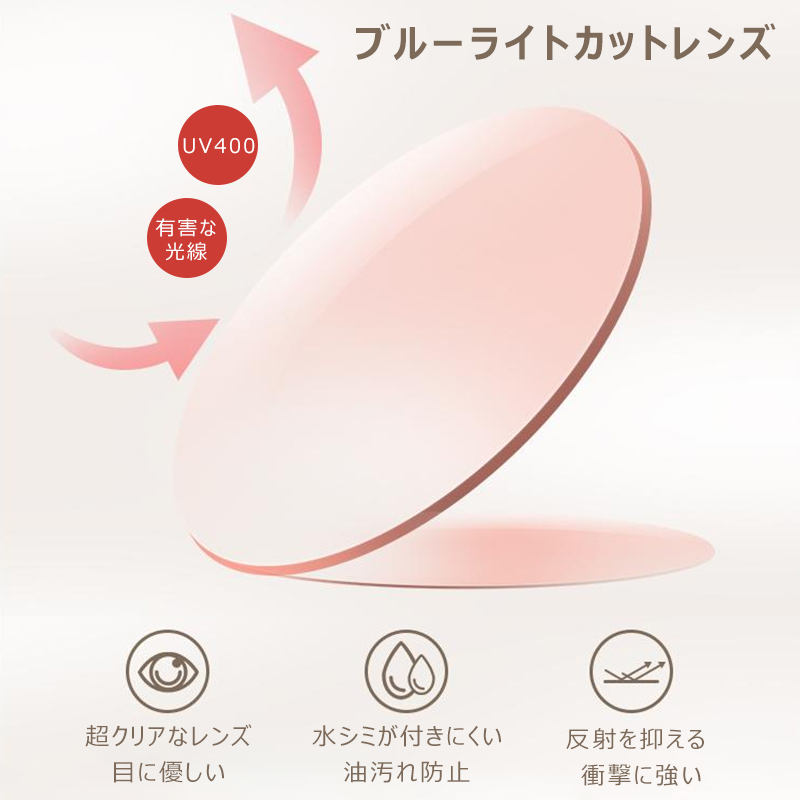 キャットアイ リムレスブルーライトカット老眼鏡 | CatEye BlueGuard - 商品画像 4/8