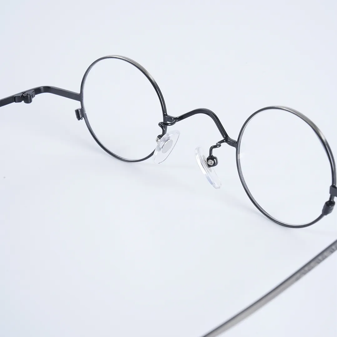 【クラシック・メタルラウンドメガネ】 ETERLENS | アート感溢れるレトロ知性派メガネ | 度付きレンズ対応 |超軽量 日本人の顔に馴染むデザイン