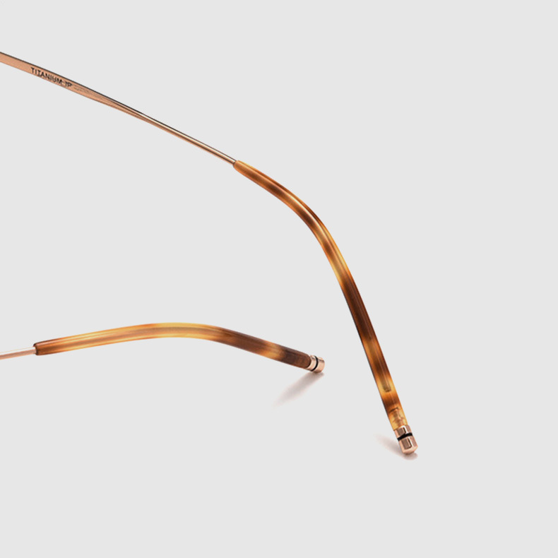 Eterlens｜超軽量エアチタンの小さめフレーム｜度付き対応｜レトロ風メガネ-Eterlens