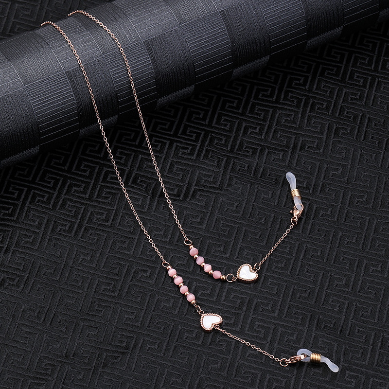 Eterlens おしゃれな純チタン製軽量眼鏡チェーン-Eterlens