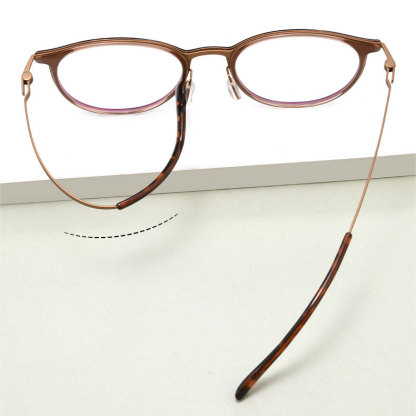 Eterlens | レトロ風アセテートビッグフレームメガネ | スタイリッシュでエレガント