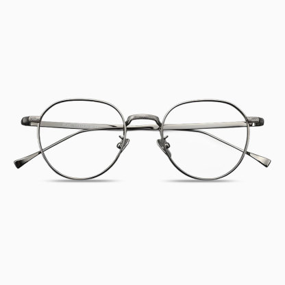 Eterlens｜華奢な彫刻模様付き超軽量チタンメガネ｜クラシックアート｜オーダーメイド