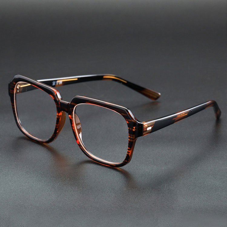 Eterlens | アセテート製ビッグフレーム老眼鏡|ブルーライトカット | レトロで個性あふれる