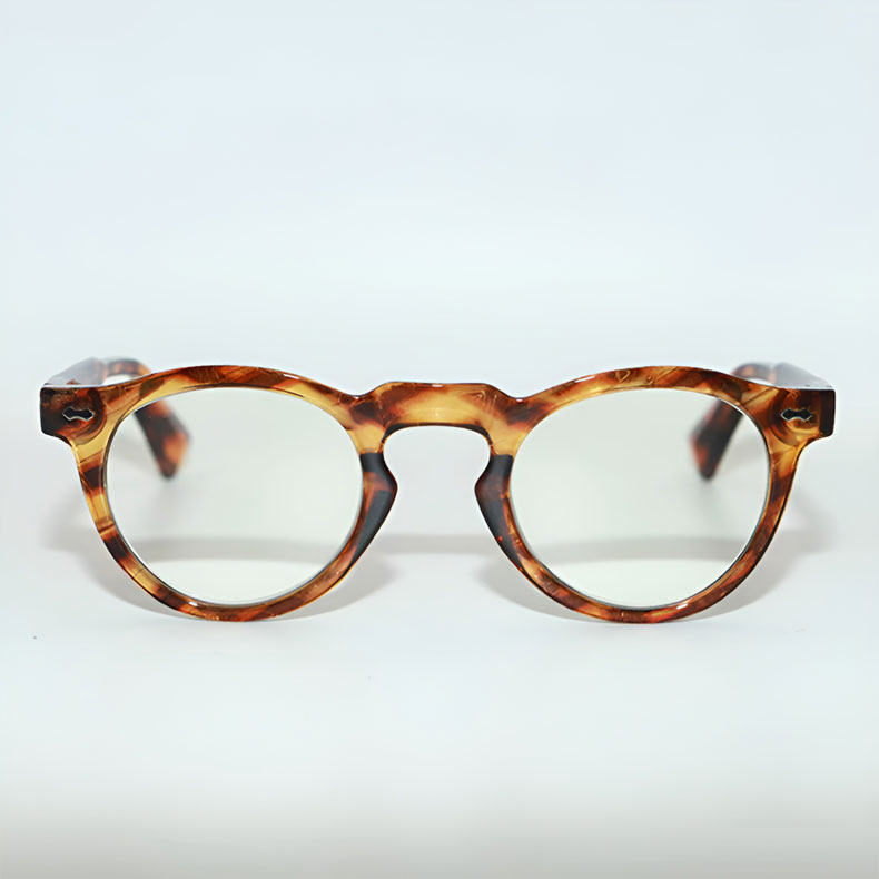 Eterlens | クラシックなボストンフレーム │ ブルーライトカット │ キーホールブリッジ老眼鏡