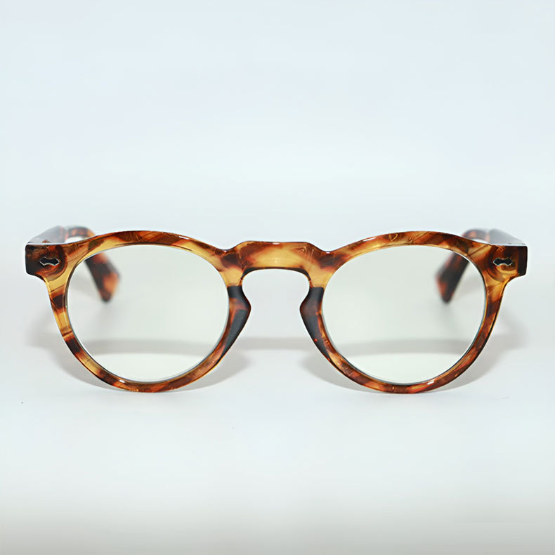 Eterlens | クラシックなボストンフレーム │ ブルーライトカット │ キーホールブリッジ老眼鏡