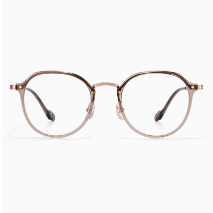 Eterlens｜メタルブリッジ8g超軽量｜ブルーライトカット｜クラシックレトロな老眼鏡-Eterlens