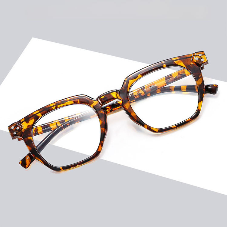 Eterlens  |  リベット付き多角形フレームの樹脂老眼鏡  |  ブルーライトカット  |  レトロスタイル