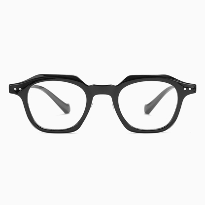 Eterlens｜超軽量アセテート製クラウンパントメガネ｜クラシックな太セル