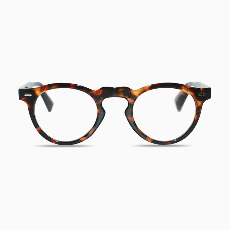 Eterlens | クラシックなボストンフレーム │ ブルーライトカット │ キーホールブリッジ老眼鏡