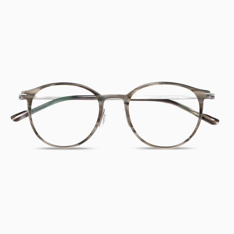 Eterlens | レトロ風アセテートビッグフレームメガネ | スタイリッシュでエレガント