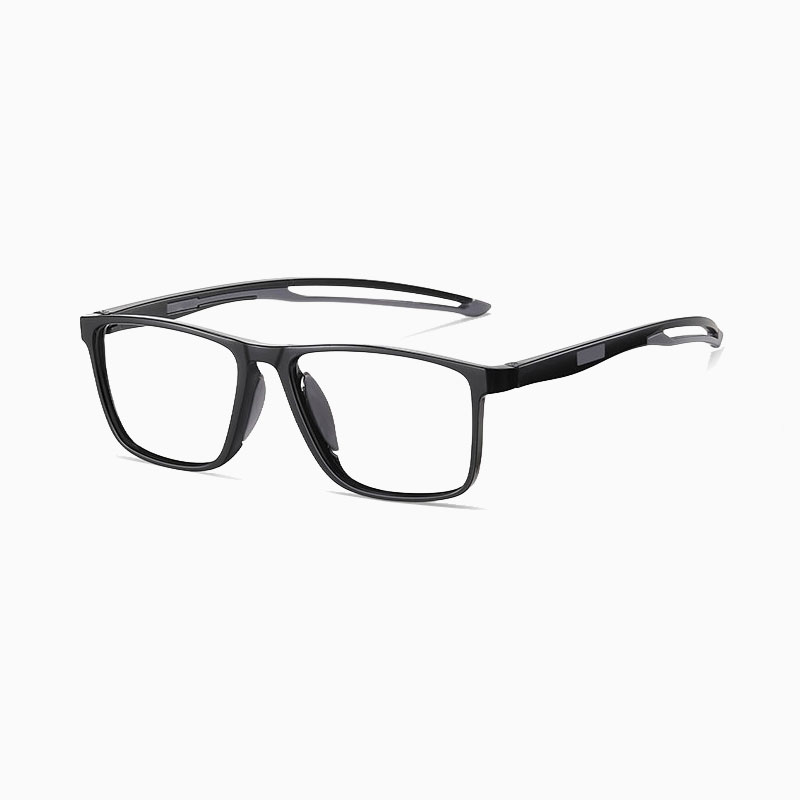 Eterlens スポーツメガネ【エアロ・ストリーム】| 流線形デザインが目を引く | 超軽量TR90素材 | ブルーライトカット 遠近両用 老眼鏡 メンズ - 商品画像 7/9 (Square Progressive)