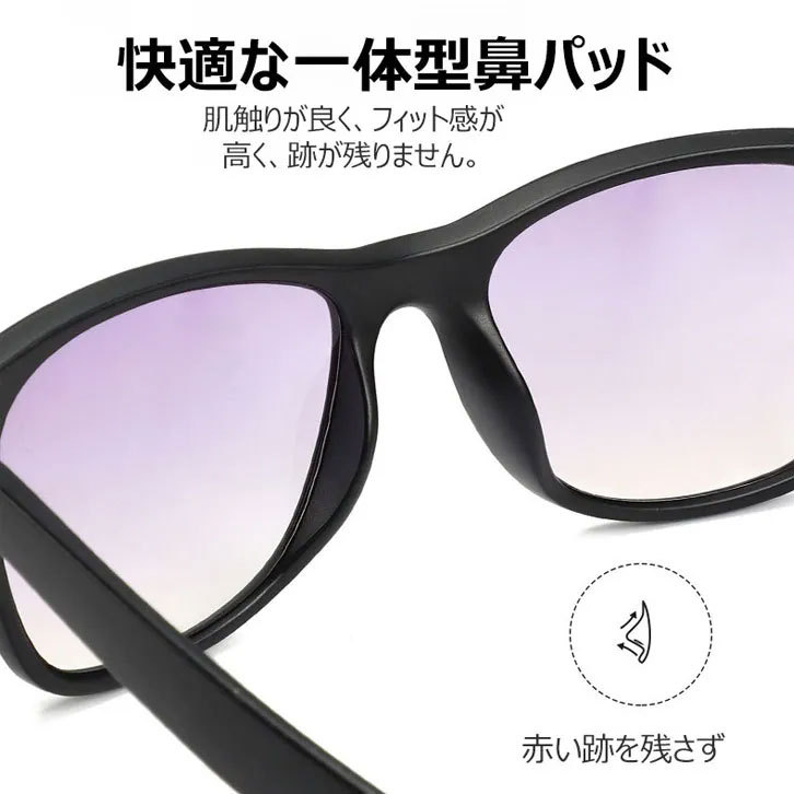 Eterlens 遠近両用ブルーライトカットビッグフレーム老眼鏡