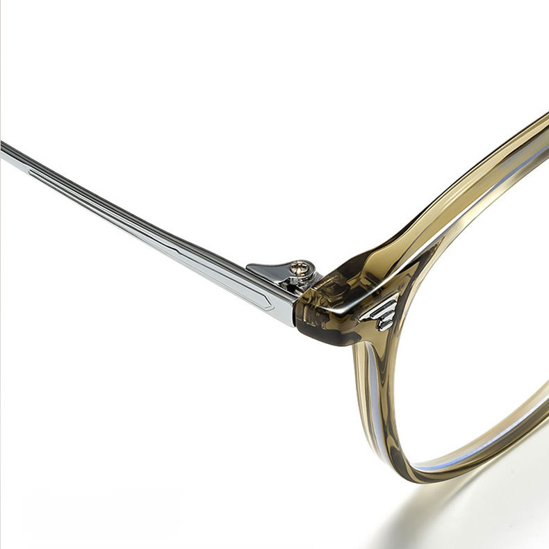 Eterlens｜11.7g 超軽レ量TR素材ラウンドフーム｜レトロ風メガネ