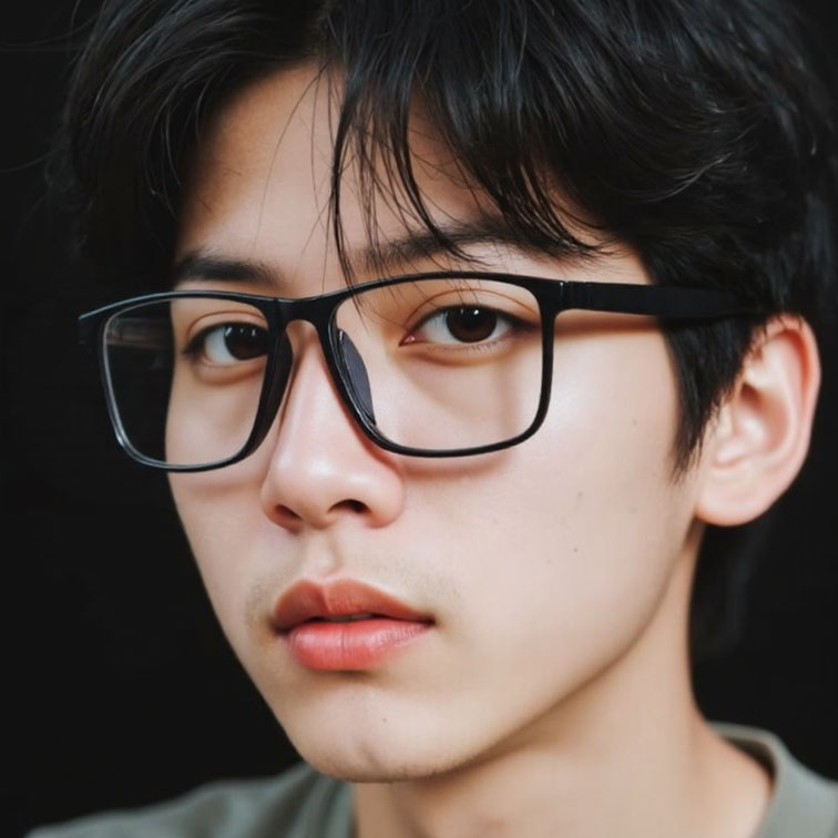 Eterlens スポーツメガネ【エアロ・ストリーム】| 流線形デザインが目を引く | 超軽量TR90素材 | ブルーライトカット 遠近両用 老眼鏡 メンズ - 商品画像 3/9 (Square Progressive)