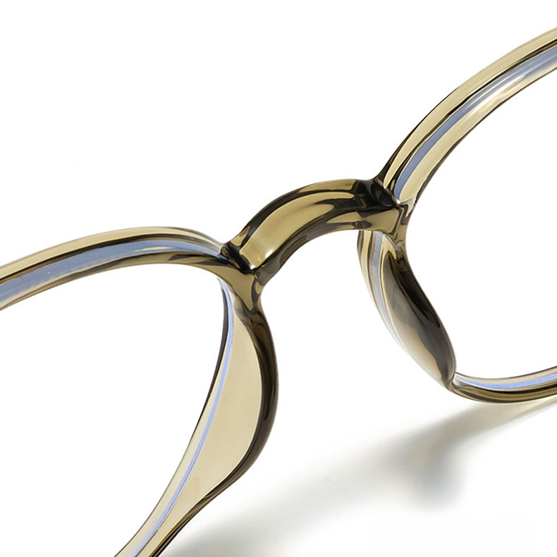 【不動のベストセラー・極細メタル】Eterlens 11.7g メガネ 度付き おしゃれ ラウンド | 洗練されたミニマリズム・純チタン | 男女兼用・知的・軽量 - 商品画像 9/13 (Boston Progressive)