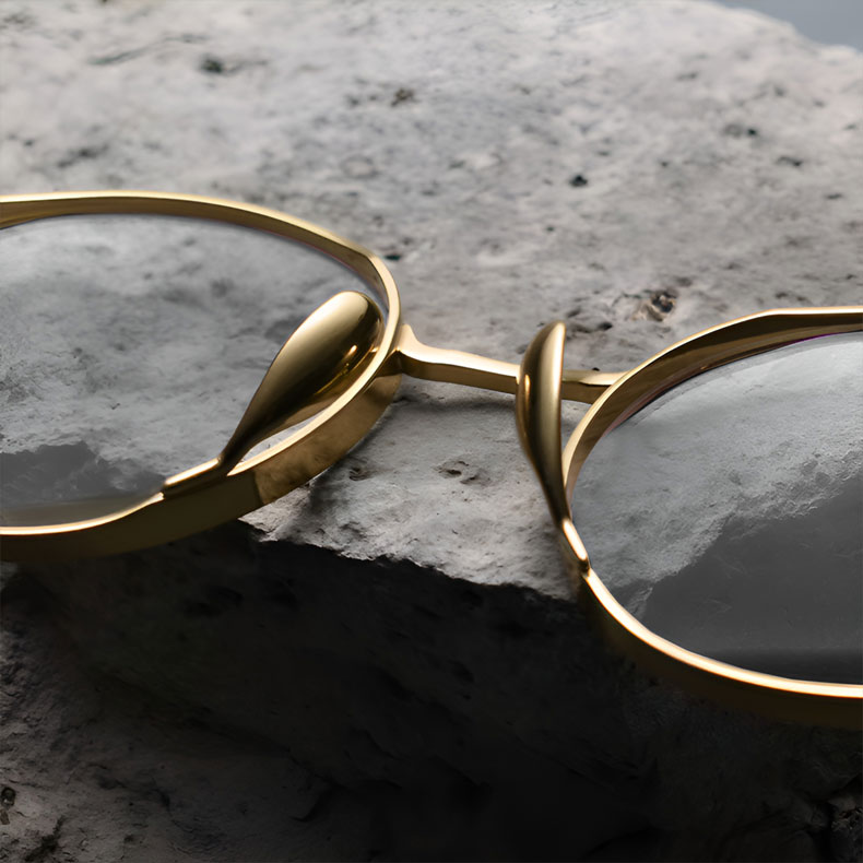 Eterlens KL 時の円環コレクション『刻』｜8.8g 超軽量のチタン製レトロラウンドメガネ｜度付き可能｜匠の技が光る一本 - 商品画像 7/11 (Round RxReady)