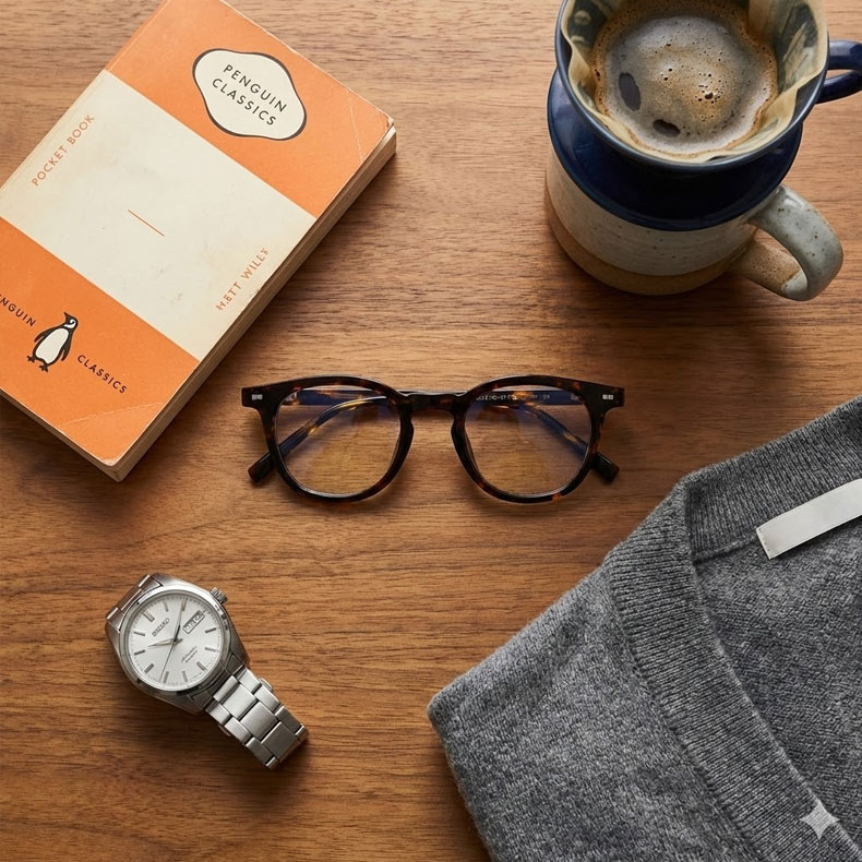 【知性の窓】18.6g ボストン型キーホールブリッジメガネ | Eterlens度付き対応 | 小顔効果・レトロでモダン | お洒落 伊達メガネ ユニセックス - 商品画像 9/11 (Boston Progressive)