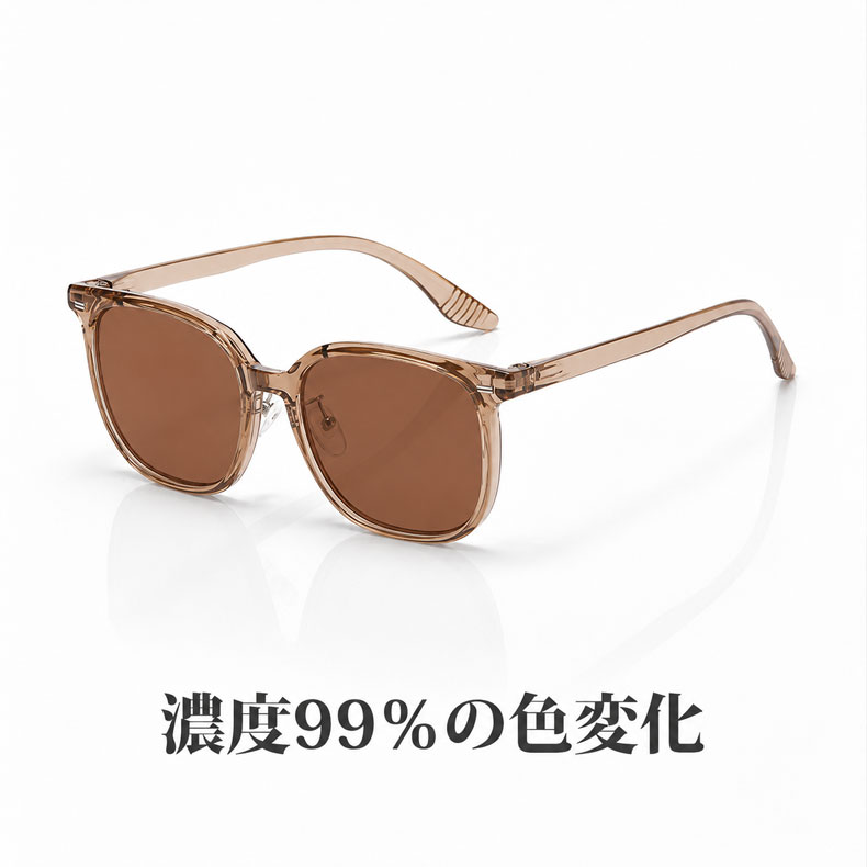 [LB-CS]【調光レンズ・光に合わせて変化】Eterlens 紫外線で色が変わる老眼鏡｜滑り止めテンプル｜室外・室内兼用｜ユニセックス