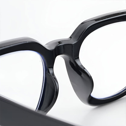 ETERLENS | 小顔効果・超軽量TR | 水墨画風ビッグフレーム | 快適な見え心地 | おしゃれ 老眼鏡 - 商品画像 8/15 (Wellington BlueGuard)