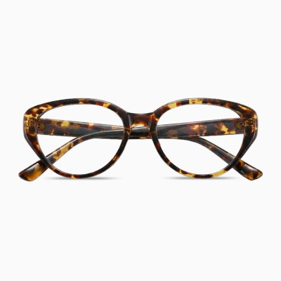 【小顔効果・メガネ】ETERLENS | フェイスライン補整「キャットアイ」 | リフトアップ | 軽量 アセテート 大人可愛い 度付き - 商品画像 1/17 (CatEye RxReady)