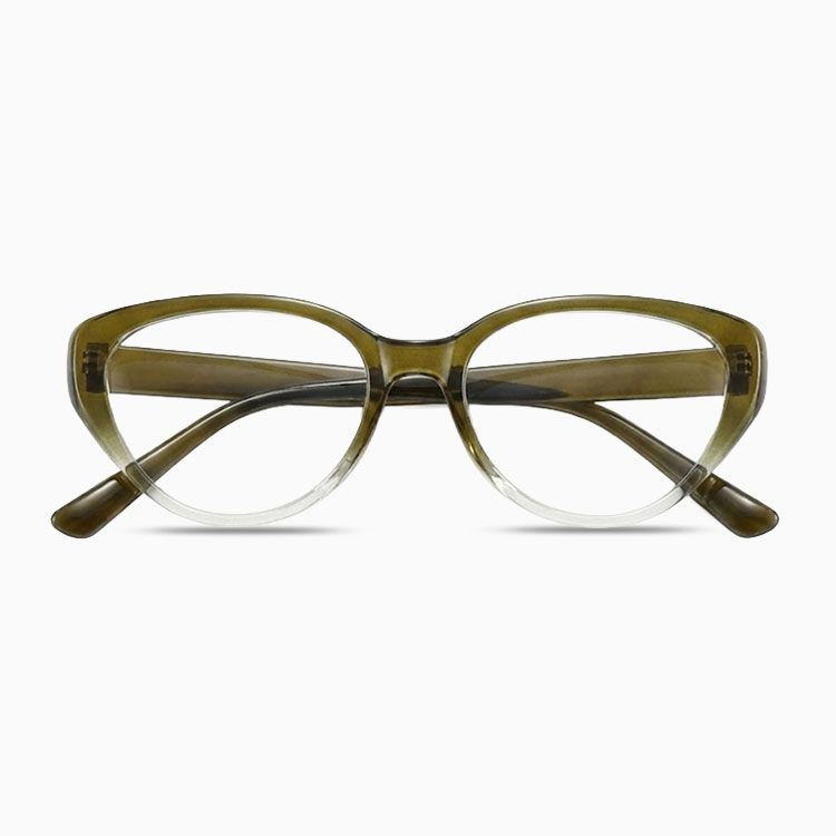 Eterlens | レトロ風フォックス型アセテートメガネ│おしゃれなデザイン