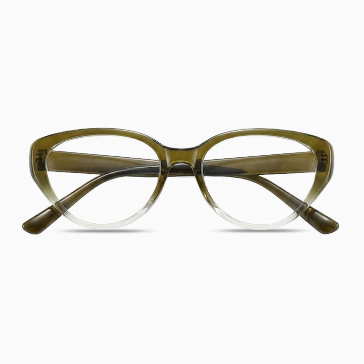 Eterlens | レトロ風フォックス型アセテートメガネ│おしゃれなデザイン