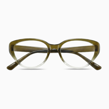 Eterlens | レトロ風フォックス型アセテートメガネ│おしゃれなデザイン